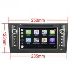 Autoradio GPS Audi A6 S6 RS6 Allroad de 2001 à 2005 écran avec boutons classique Bluetooth Android & Apple Carplay + camera de recul