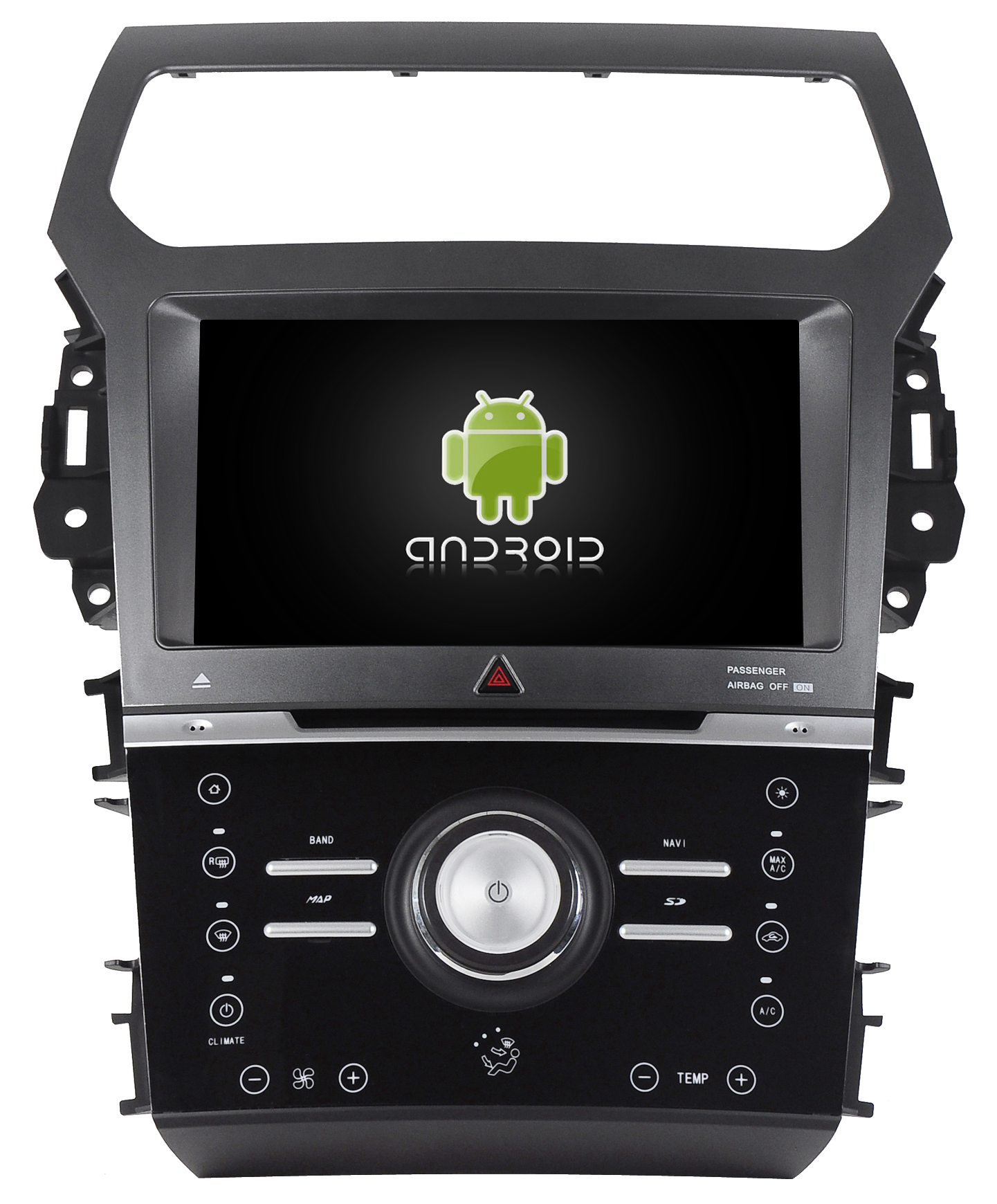 Autoradio gps bluetooth ford explorer 2012 2015 android camera de recul commande au volant ipod tv dvbt 3g 4g pas cher wifi poste usb sd tnt double 2 din canbus iphone samsung www