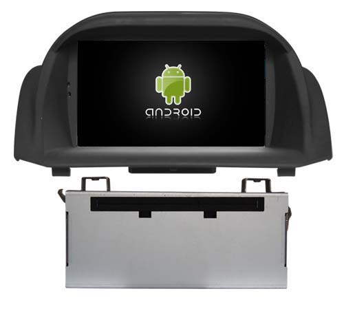 Autoradio gps bluetooth ford fiesta 2014 android camera de recul commande au volant ipod tv dvbt 3g 4g pas cher wifi poste usb sd tnt double 2 din canbus iphone samsung www gps nav