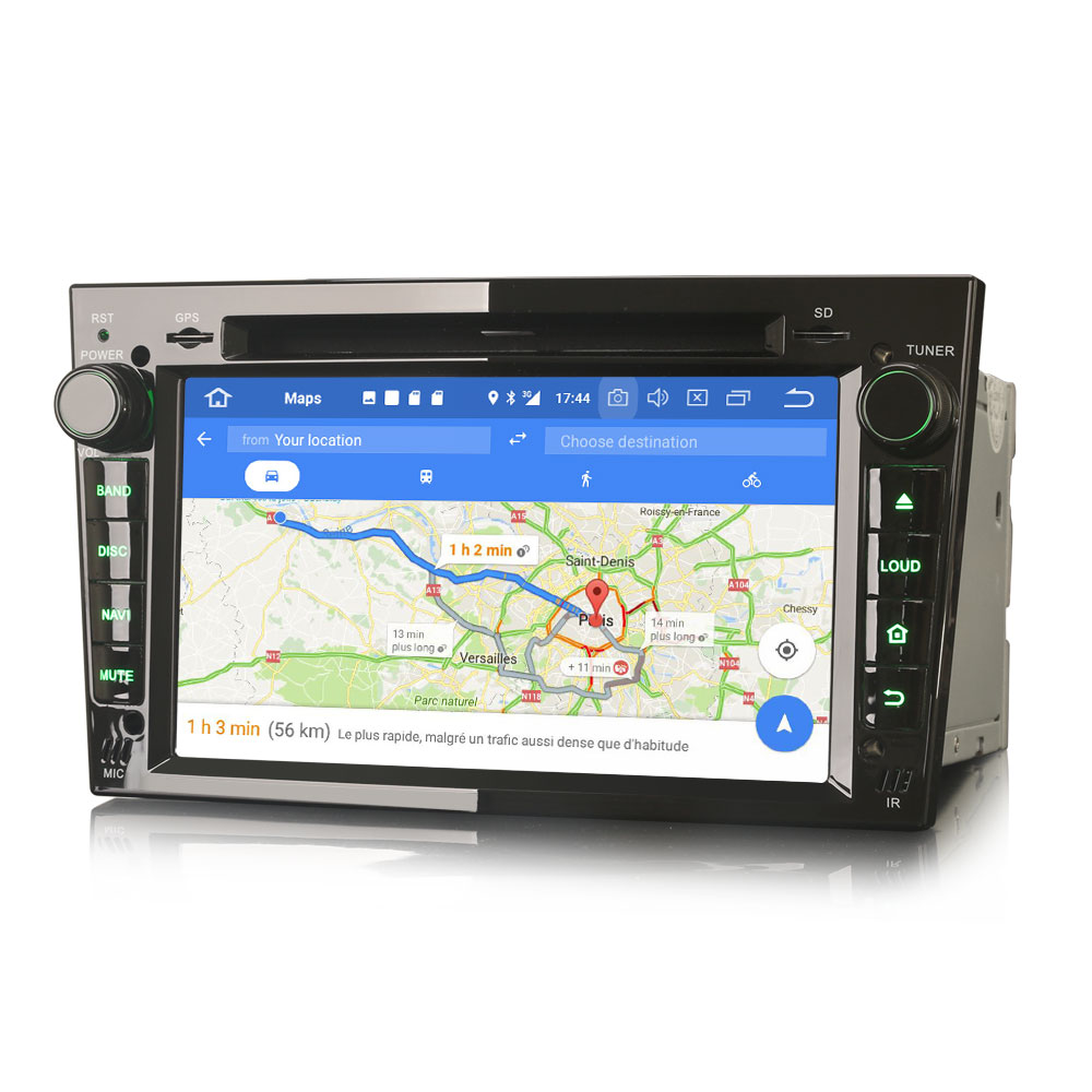 Autoradio gps bluetooth opel astra corsa antara meriva vectra vivaro android camera de recul commande au volant ipod tv dvbt 3g 4g pas cher wifi poste usb sd tnt double 2 din canbu