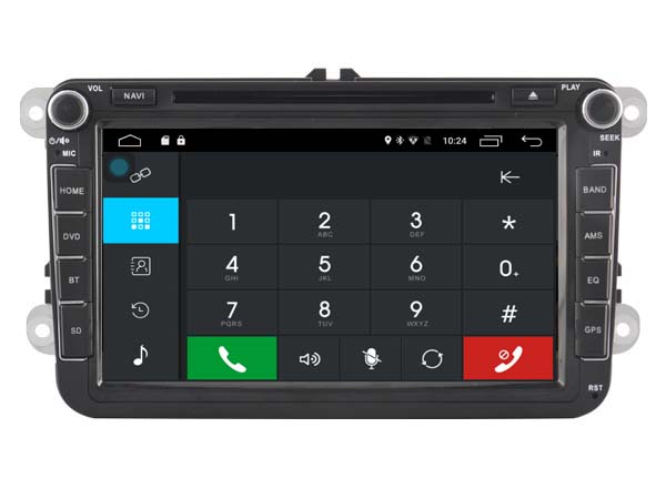 Autoradio gps bluetooth volkswagen golf 5 6 touran tiguan passat t5 android camera de recul commande au volant ipod tv dvbt 3g 4g pas cher wifi poste usb sd tnt double 2 din vw can