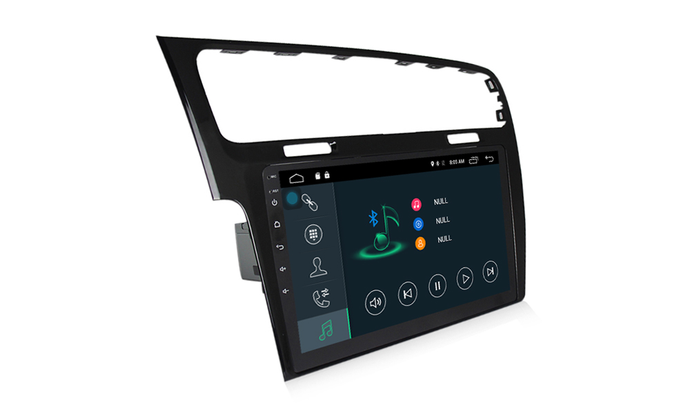 Autoradio gps bluetooth volkswagen golf 7 android camera de recul commande au volant ipod tv dvbt 3g 4g pas cher wifi poste usb sd tnt double 2 din vw canbus iphone samsung www gps
