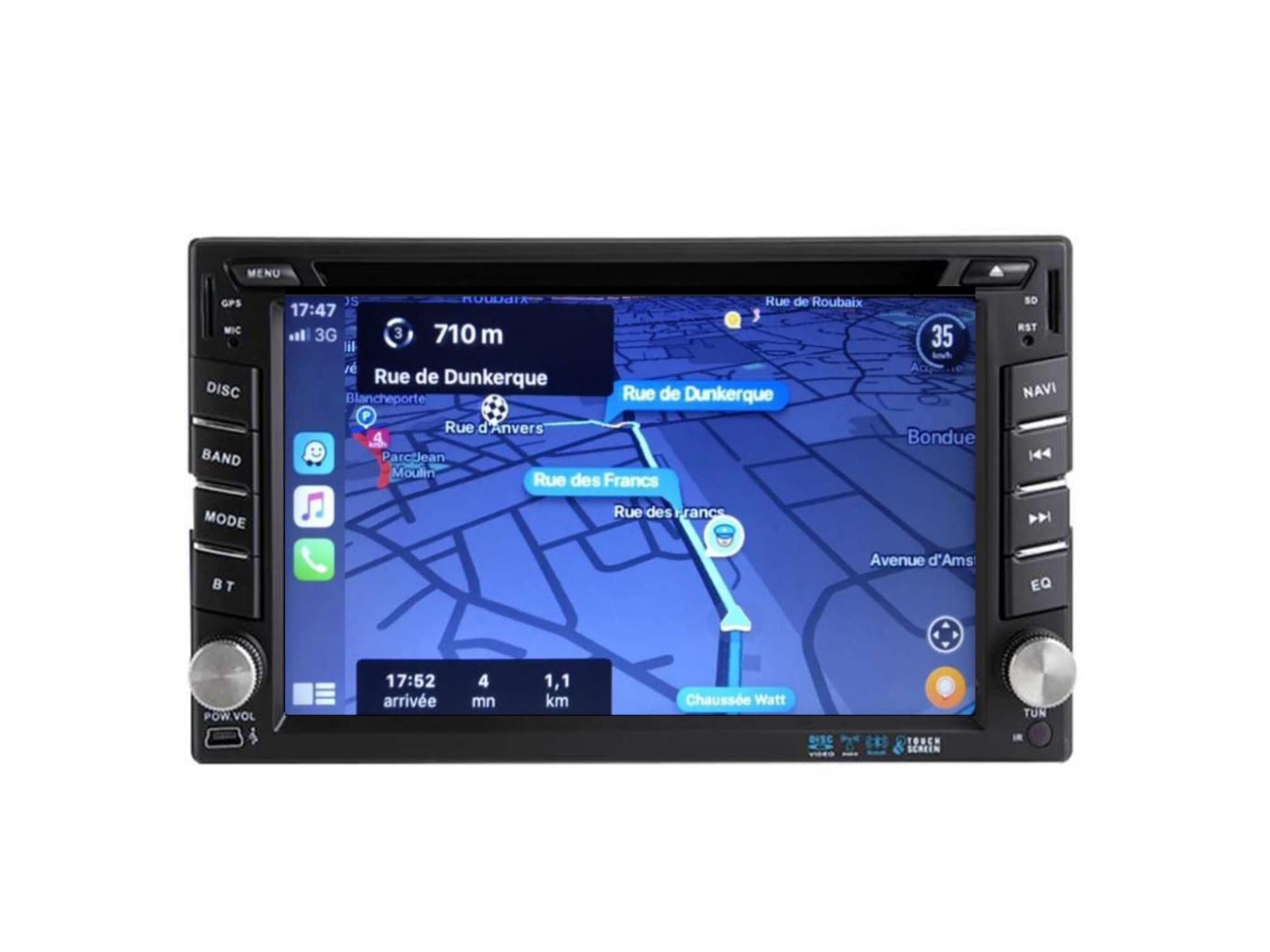Autoradio tactile GPS Bluetooth Android & Apple Carplay Nissan Cube