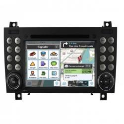 Autoradio tactile GPS Bluetooth Android & Apple Carplay Mercedes Classe SLK R170 et SLK R171 + caméra de recul