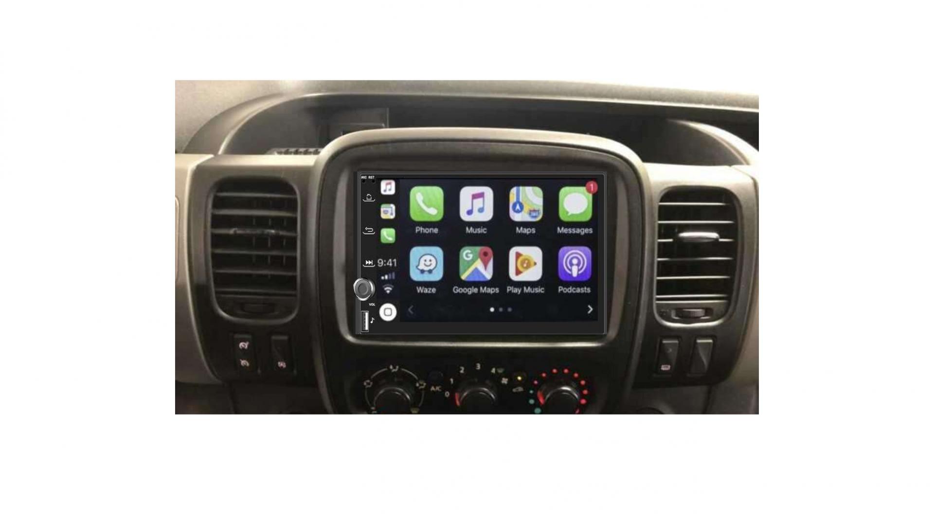 Autoradio opel vivaro renault master 1 2 3 tactile gps bluetooth android apple carplay 17