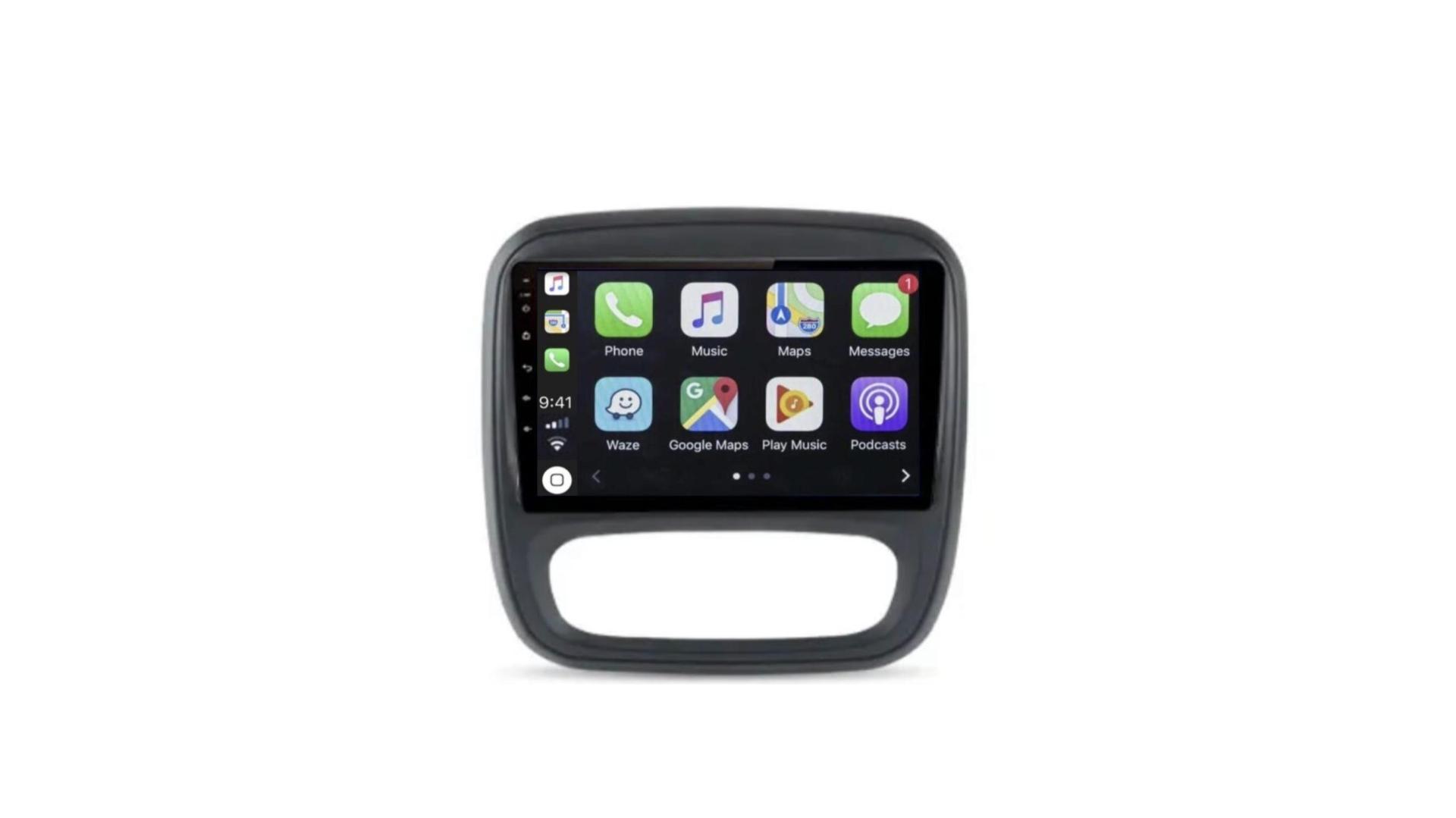 Autoradio opel vivaro renault master 1 2 3 tactile gps bluetooth android apple carplay2 1