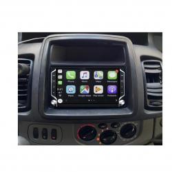 Autoradio GPS écran tactile avec boutons classique Bluetooth Android & Apple Carplay Renault Trafic de 2002 à 2014 phase 2 + caméra de recul