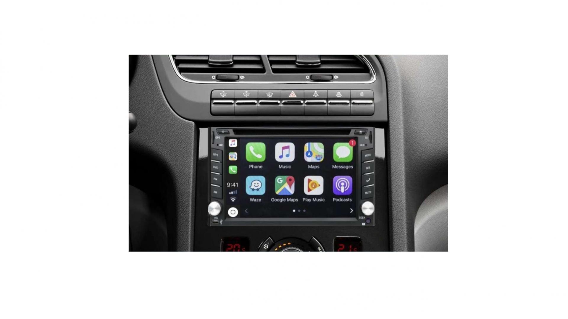 Autoradio GPS tactile Bluetooth Android & Apple Carplay Peugeot