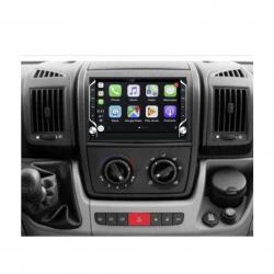 Autoradio GPS Fiat Ducato jusqu'à 2011 et camping-car de 2007 à 2025 écran tactile avec boutons classique Bluetooth Android & Apple Carplay + caméra de recul