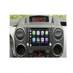 Autoradio GPS écran tactile avec boutons classique Bluetooth Android & Apple Carplay Citroën Berlingo de 2008 à 2019 + caméra de recul