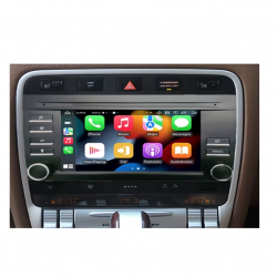 Autoradio GPS Porsche Cayenne de 2002 à 2010 écran tactile avec boutons classique Bluetooth Android & Apple Carplay + caméra de recul