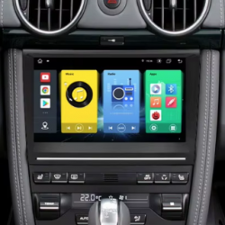 Autoradio GPS Porsche Boxster, Cayman, 911,997 et 987 de 2005 à 2013  noir écran entièrement tactile Bluetooth Android & Apple Carplay + caméra de recul