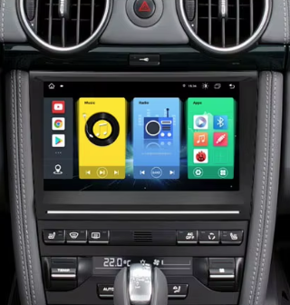 Autoradio porsche porsche boxster cayman 911 997 987 bluetooth android apple carplay 1