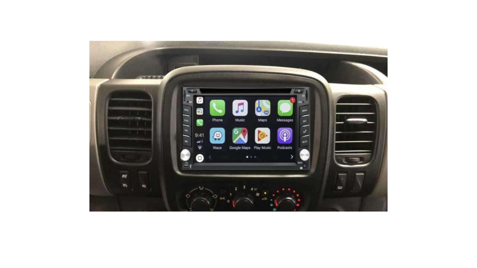 Autoradio renault trafic 1 2 3 tactile gps bluetooth android apple carplay 