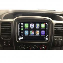 Autoradio GPS écran tactile avec boutons classique Bluetooth Android & Apple Carplay Renault Trafic de 2015 à 2023 + caméra de recul