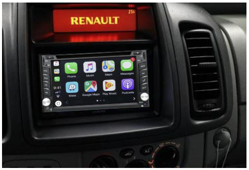 Autoradio renault trafic 1 2 3 tactile gps bluetooth android apple carplay 2 5