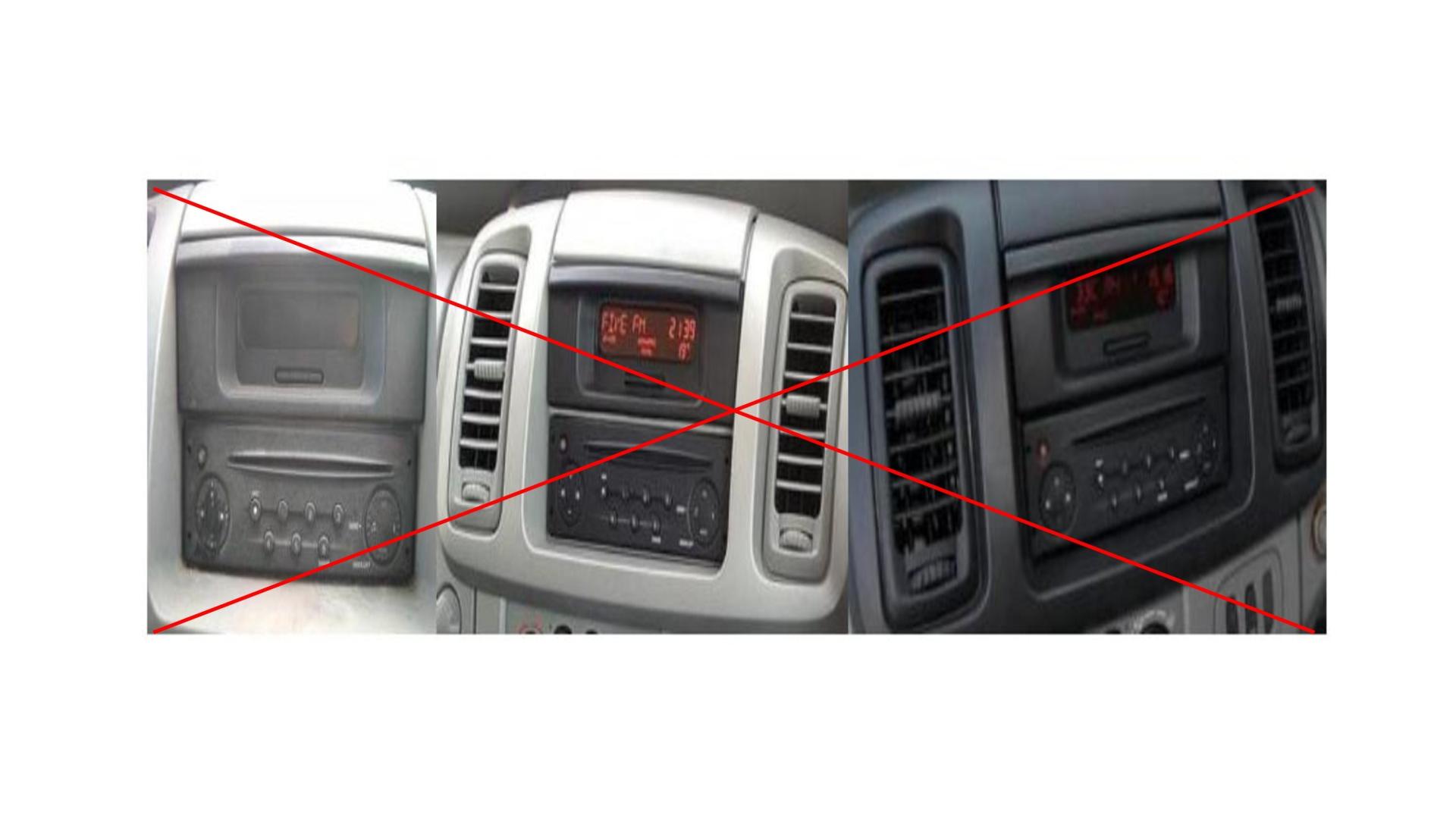 Autoradio renault trafic nissan opel vivaro primastar