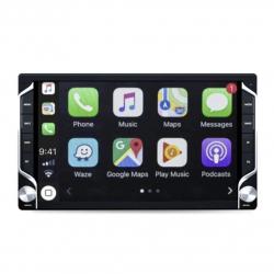 Autoradio GPS 2DIN écran tactile avec boutons classique Bluetooth Android & Apple Carplay + caméra de recul