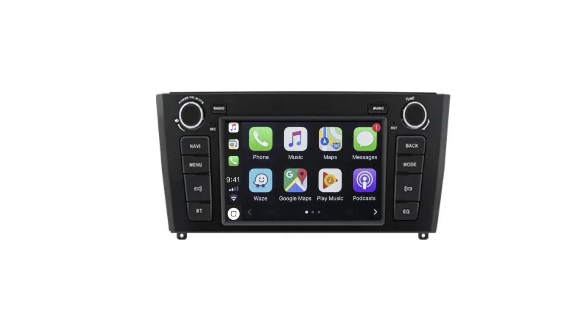 Autoradio tactile GPS Bluetooth Android & Apple Carplay BMW Série