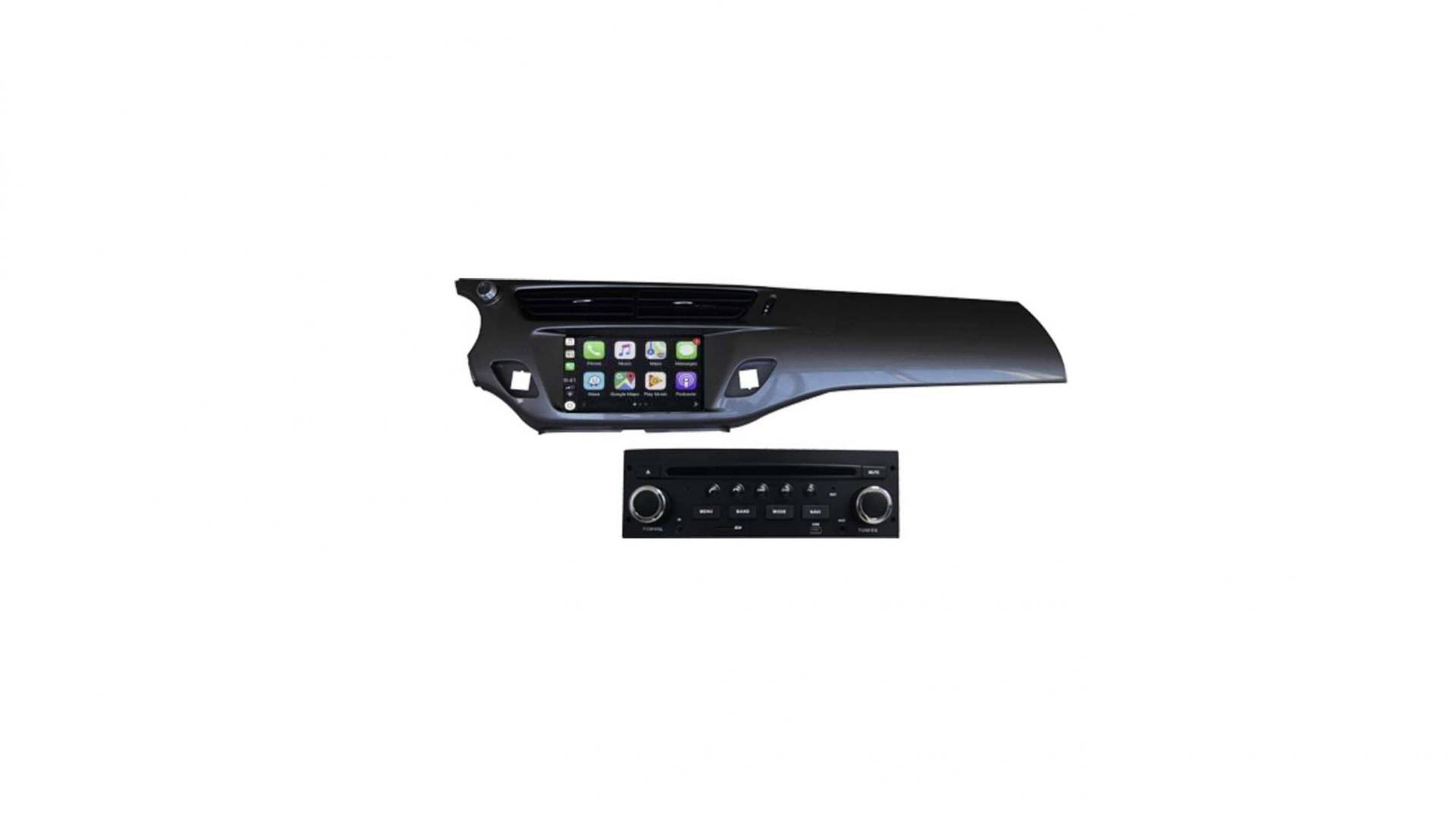 Autoradio tactile GPS Bluetooth Android & Apple Carplay Citroën DS3 et C3  de 2010 à 2016 + caméra de recul