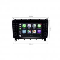 Autoradio tactile gps bluetooth android apple carplay mercedes classe cls w219 et clk w209 et camera de recul jpg