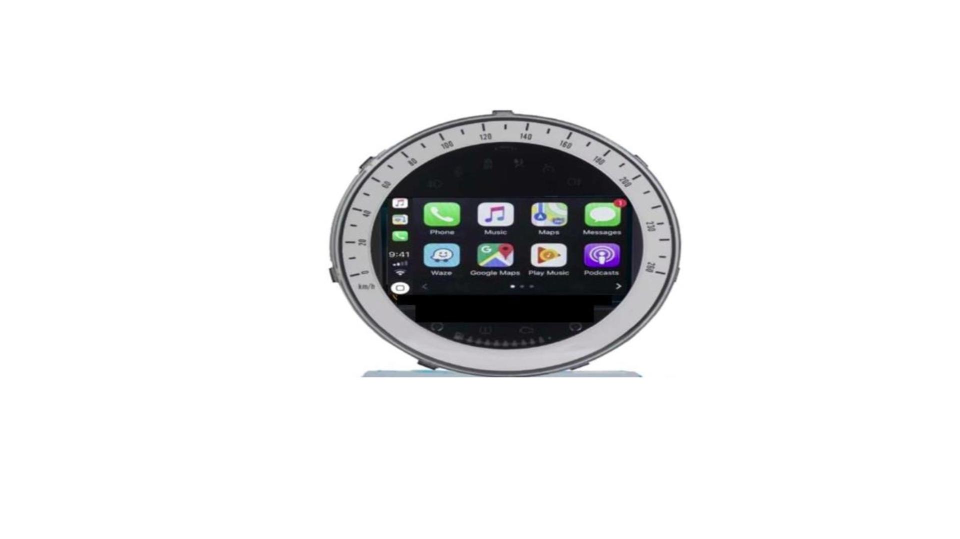 Autoradio tactile gps bluetooth android apple carplay mini cooper countryman clubman one roadster camera de recul 01