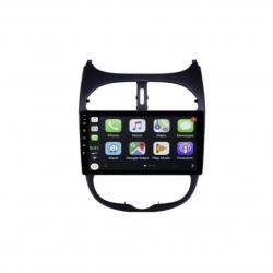 Autoradio tactile GPS Bluetooth Android & Apple Carplay Peugeot 206 + caméra de recul