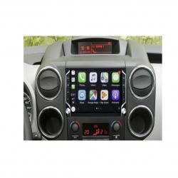 Autoradio tactile GPS Bluetooth Android & Apple Carplay Peugeot Partner et Tepee de 2008 à 2019 + caméra de recul