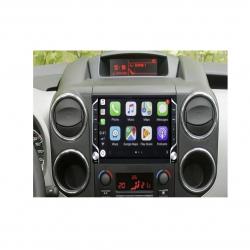 Autoradio GPS Peugeot Partner et Tepee de 2008 à 2019 écran tactile avec boutons classique Bluetooth Android & Apple Carplay + caméra de recul