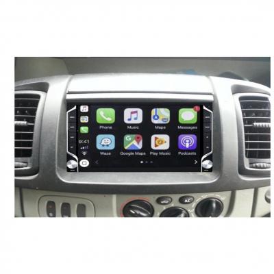 Autoradio GPS Renault Trafic de 2002 à 2014 version A écran 7 pouces tactile avec boutons classique Bluetooth Android & Apple Carplay + caméra de recul