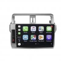 Autoradio tactile gps bluetooth android apple carplay toyota land cruiser prado 150 2010 2013 came ra de recul 01