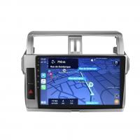 Autoradio tactile gps bluetooth android apple carplay toyota land cruiser prado 150 2010 2013 came ra de recul 02