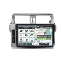 Autoradio tactile gps bluetooth android apple carplay toyota land cruiser prado 150 2010 2013 came ra de recul 04