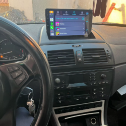 Autoradio GPS BMW X3 E83 de 2003 à 2010 écran entièrement tactile Bluetooth Android & Apple Carplay + caméra de recul