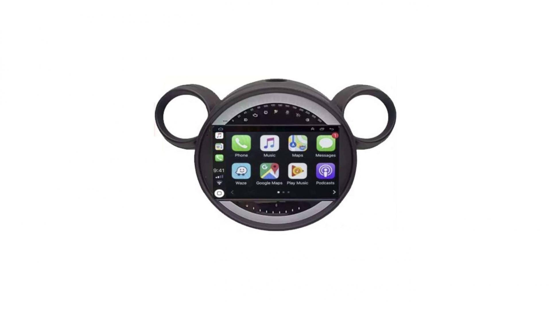 Bmw mini autoradio gps bluetooth android auto carplay camera de recul commande au volant1