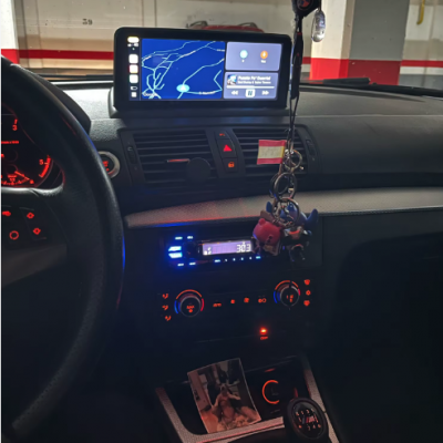 Autoradio GPS BMW Série 1 E81, E82, E87 et E88 de 2004 à 2012 ( CCC, CIC et NBT ) écran entièrement tactile Bluetooth Android & Apple Carplay + caméra