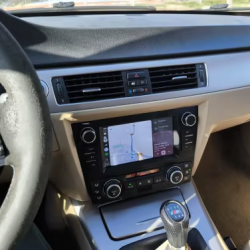 Autoradio GPS BMW Série 3 E90, E91, E92, et E93 de 2005 à 2012 écran tactile avec boutons classique Bluetooth Android & Apple Carplay + caméra de recul