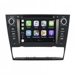 Autoradio GPS écran tactile avec boutons classique Bluetooth Android & Apple Carplay BMW Série 3 E90, E91, E92, et E93 de 2005 à 2012 + caméra de recul