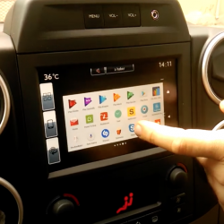 Boîtier Apple Carplay & Android Auto sans fil pour Peugeot Partner de 2016 à 2018