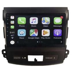 Autoradio full tactile GPS Bluetooth Android & Apple Carplay Mitsubishi Outlander 2006 à 2012 + caméra de recul