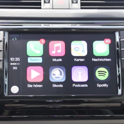 Boîtier Apple Carplay & Android Auto sans fil pour Skoda Superb 2015 à 2019