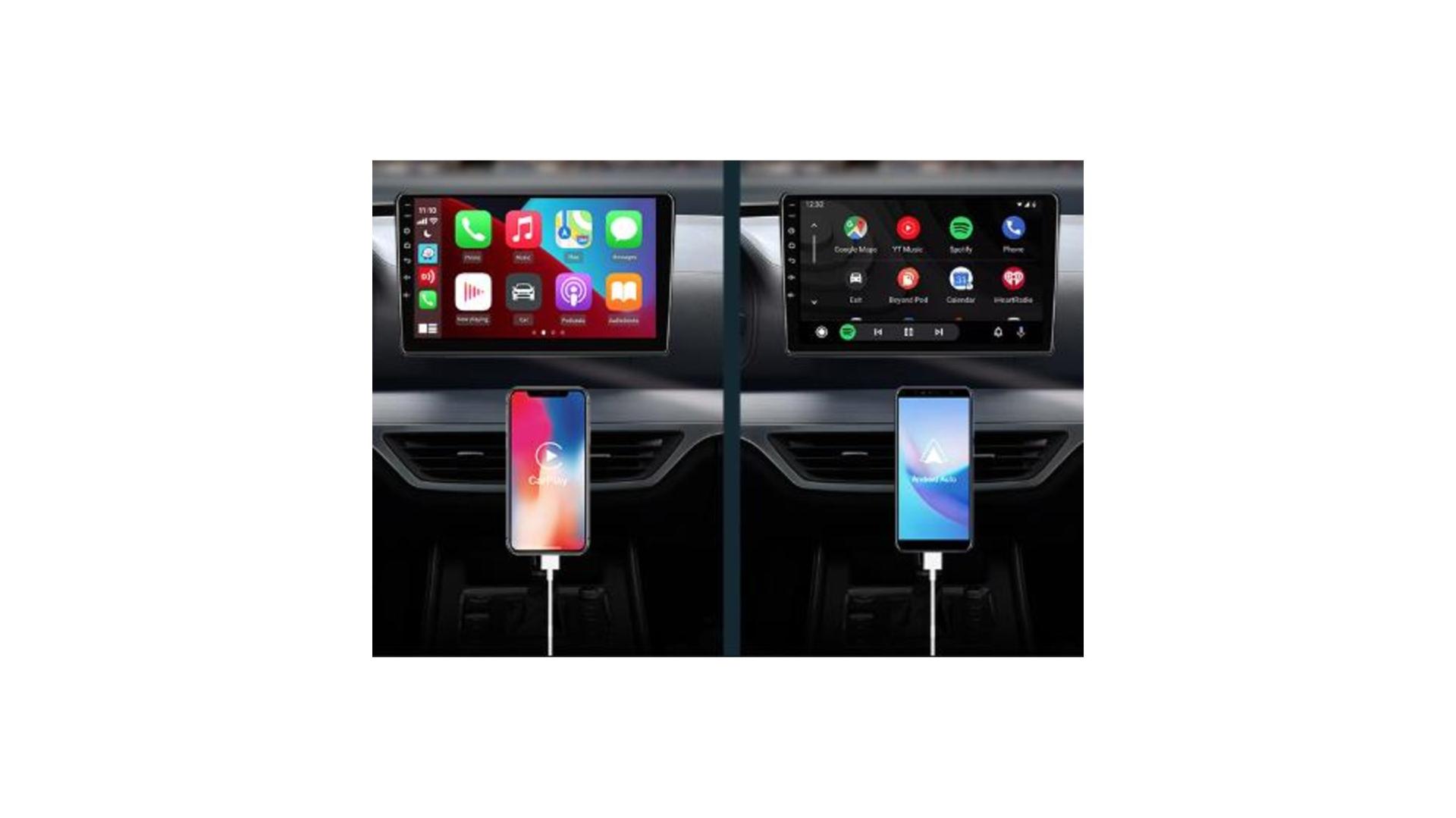 Iphone Apple CARPLAY sans fil & Android AUTO pour autoradio android