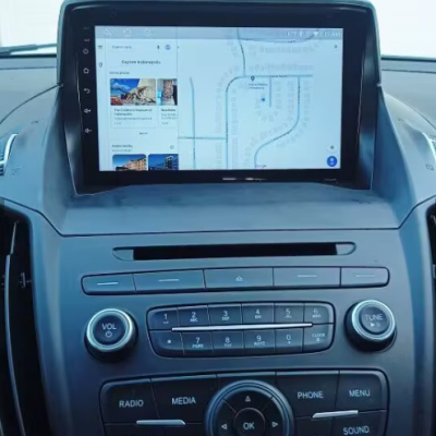 Autoradio GPS écran entièrement tactile Bluetooth Android & Apple Carplay Ford C-Max à partir de 2010 et Kuga à partir de 2013 + caméra de recul