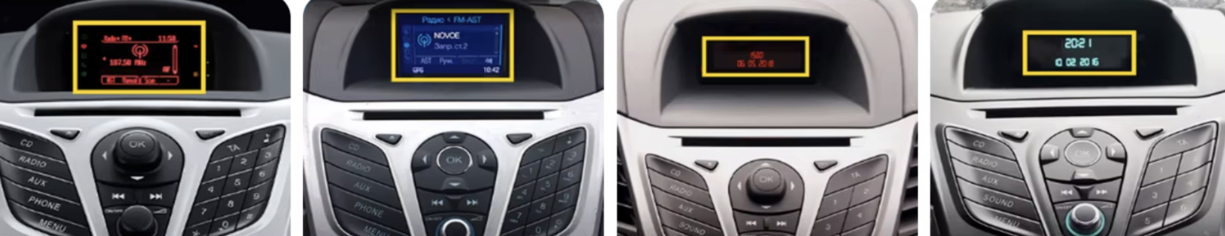 Ford fiesta autoradio carplay android gps 2