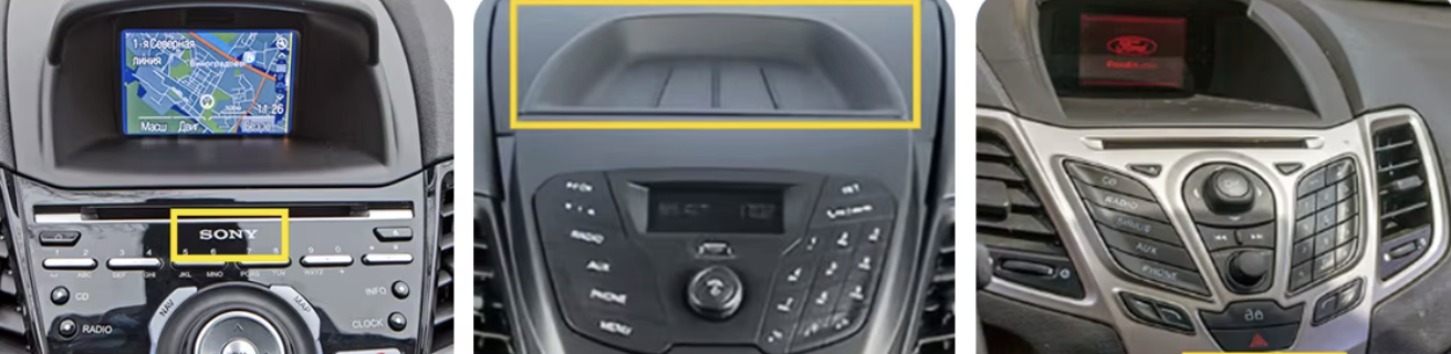 Ford fiesta autoradio carplay android gps 3