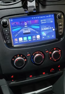 Autoradio noir GPS Ford Focus, Transit, C-Max, S-Max Galaxy et Mondeo Bluetooth Android & Apple Carplay + caméra de recul