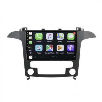 Autoradio GPS écran entièrement tactile Bluetooth Android & Apple Carplay Ford S-Max de 2006 à 2015 + caméra de recul