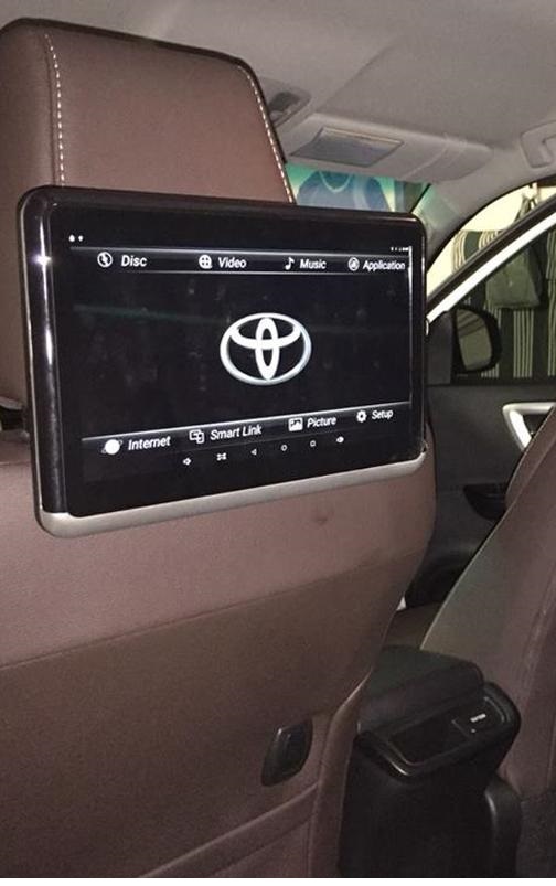 Headrest monitor for audi appui tete android car tv 12 7