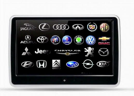 Headrest monitor for audi appui tete android car tv 2 7