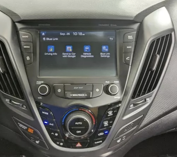 Hyundai veloster autoradio carplay android gps 1
